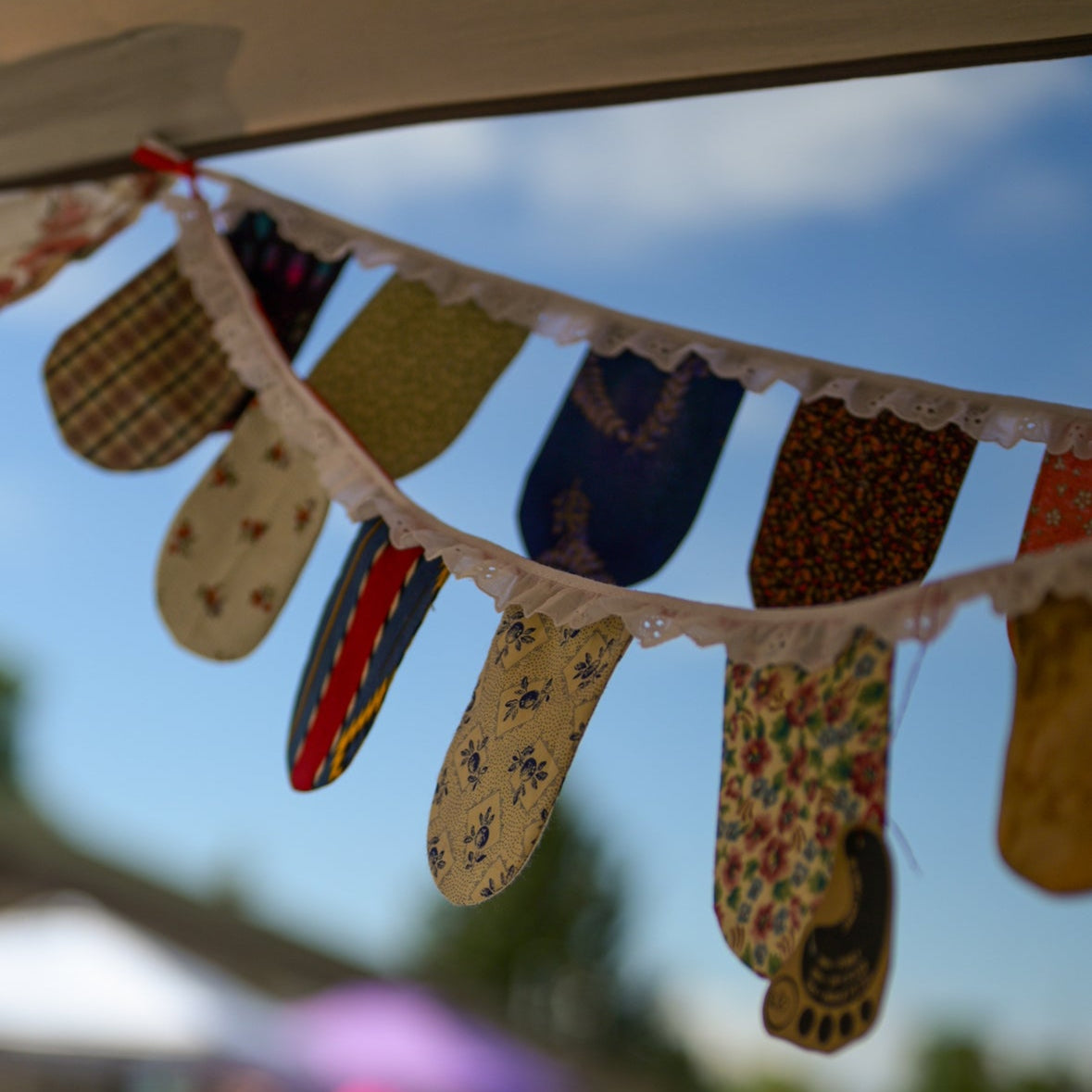Mystery Up-cycled Pennant Banner