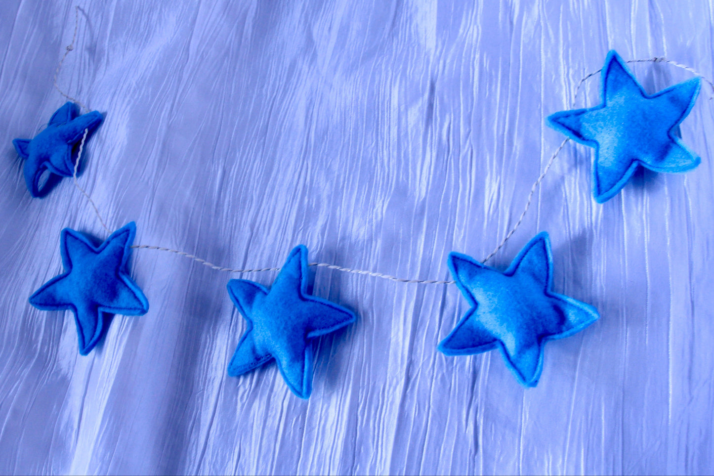 Baby Blue Star Garland