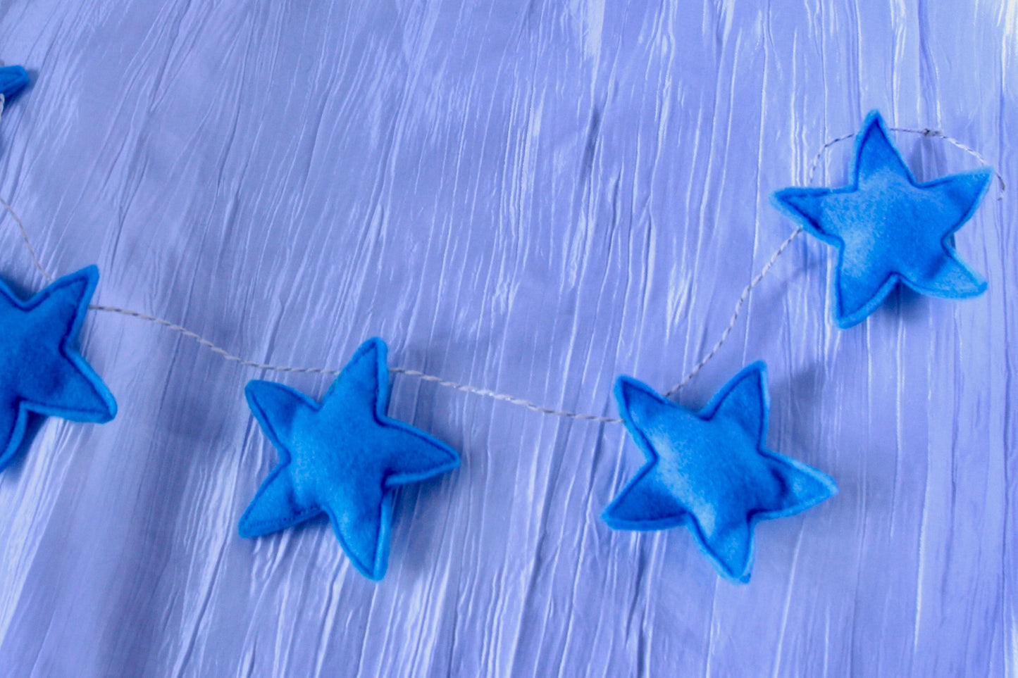 Baby Blue Star Garland