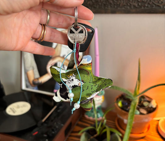 Cow Keychain