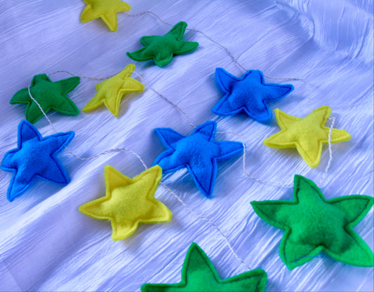 Multicolor Star Garland